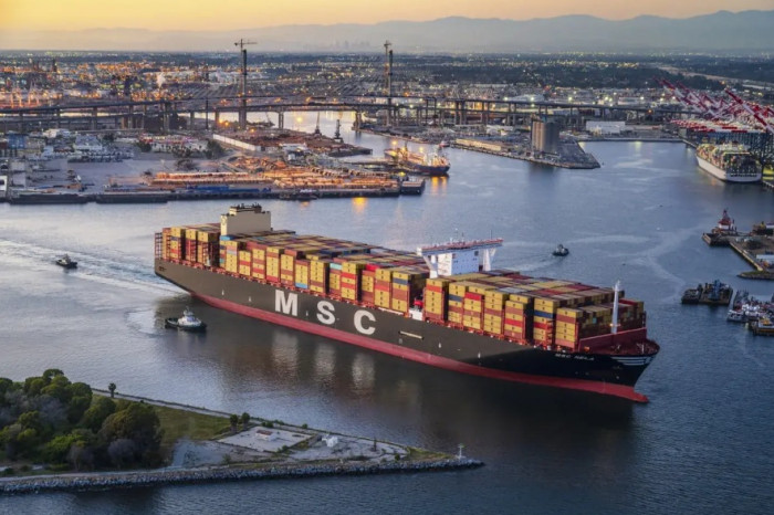MSC exceeds record cargo capacity. This is a world first